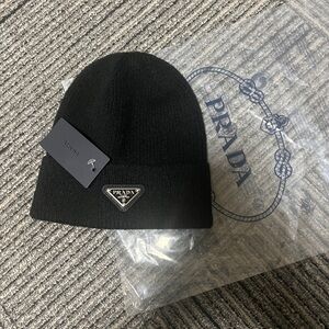 Prada Classic Black Beanie